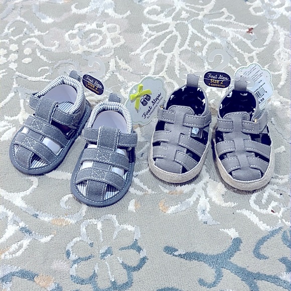 first steps by stepping stones Other - 💕 Stepping stones first steps gift baby shoes pair NWT $34 sz 2 3-6 months 💕
